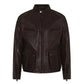 Men Classic Cafe Racer Leather Jacket