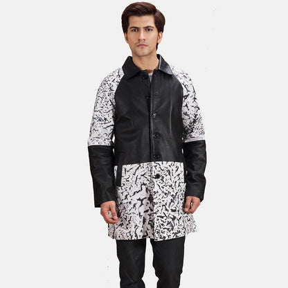 Artistry Black Dye Leather Coat