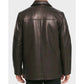 Mens Casual Shirt Collar Black Jacket