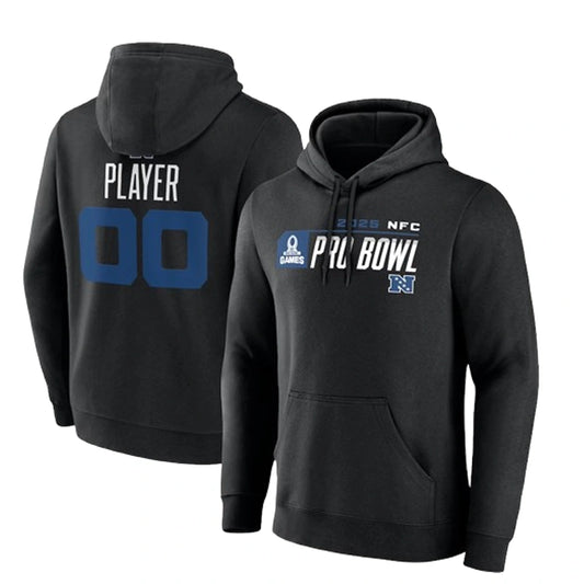 Men's Black NFC 2025 Pro Bowl Pick-A-Player Hoodie