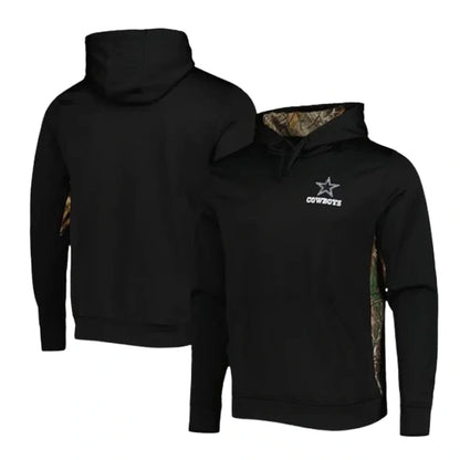 Men’s Black Realtree Camo Dallas Cowboys Logo Hoodie