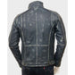 Café Racer Blue Waxed Jacket