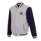 Men’s JH Design Gray/Navy Dallas Cowboys Jacket