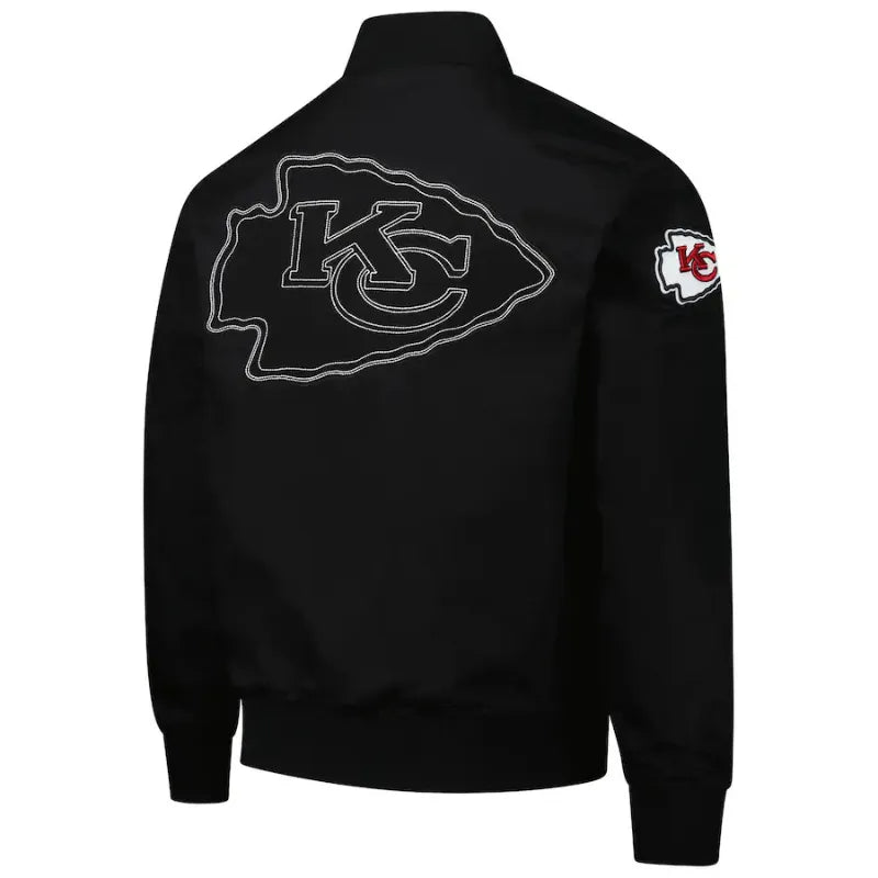 Men’s Kansas City Chiefs Black Paint The City Twill Jacket