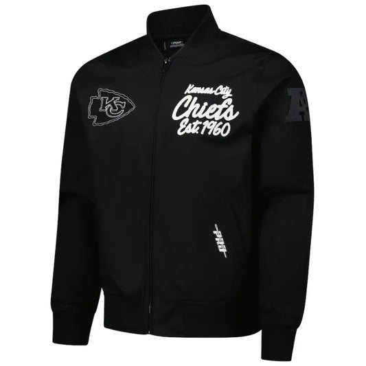 Men’s Kansas City Chiefs Black Paint The City Twill Jacket