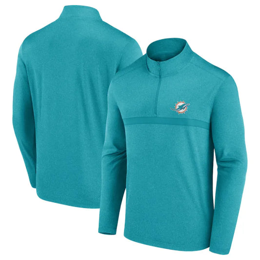 Men's Miami Dolphins Fanatics Quarter-Zip Top