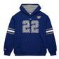 Men’s Mitchell & Ness Emmitt Smith Navy Dallas Cowboys Pullover Hoodie