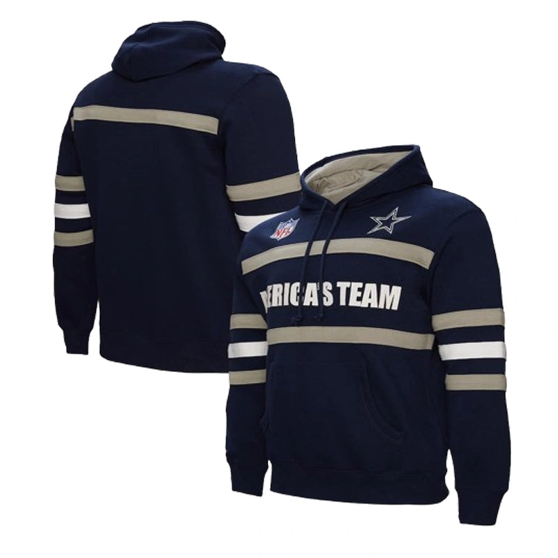 Men's Mitchell &amp; Ness Navy Dallas Cowboys America's Team Hoodie