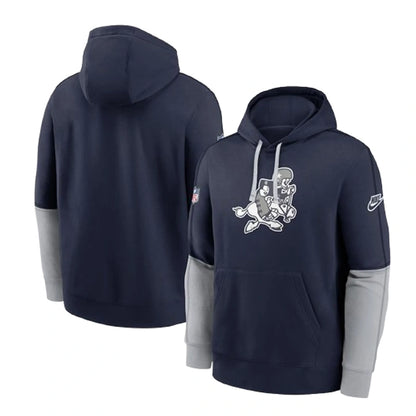 Men's Nike Navy Dallas Cowboys Sideline Club Hoodie