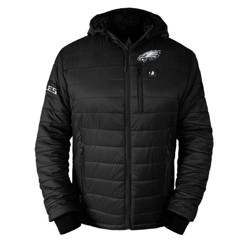 Men’s Philadelphia Eagles Action Heat Black 5V Battery Jacket