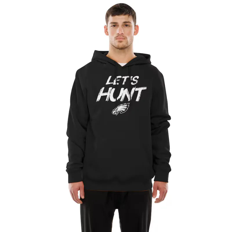 Men's Philadelphia Eagles Fleece Pullover Hoodie Front