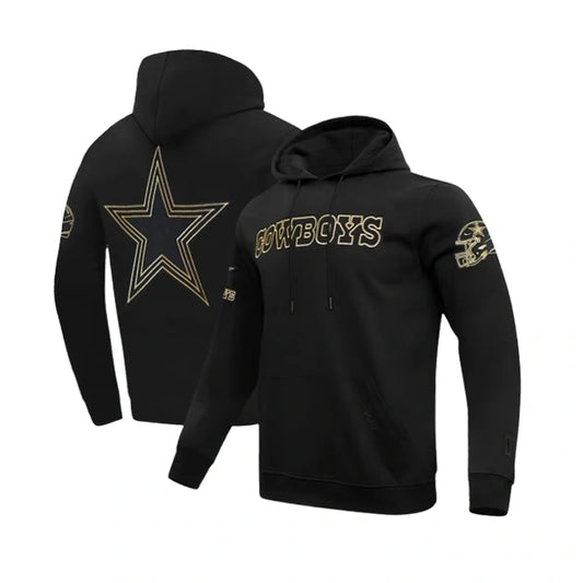 Men's Pro Standard Black Dallas Cowboys Pullover Hoodie