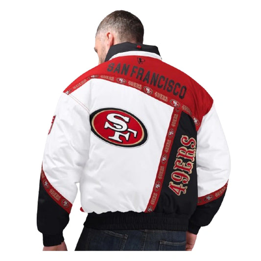 Men’s San Francisco 49ers Pro Player Scarlet Hoodie Jacket