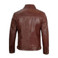 Men Simple Cafe Racer Jacket