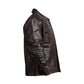 Men Vintage Dark Brown Jacket