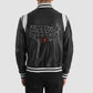 Liberte Texas Black Leather Varsity Jacket