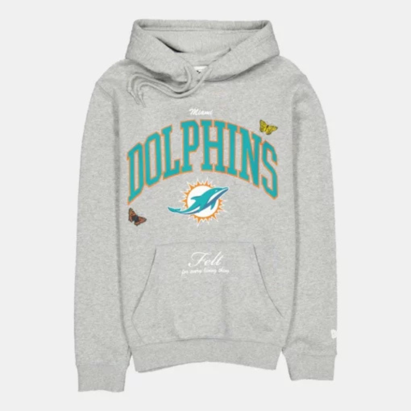 Miami Dolphins Butterfly Garden Hoodie