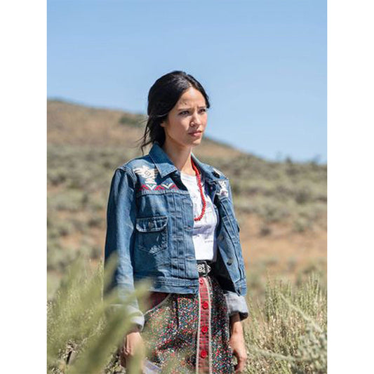 Monica Dutton Yellowstone Blue Denim Jacket