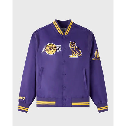 NBA Los Angeles Lakers Satin Varsity Jacket