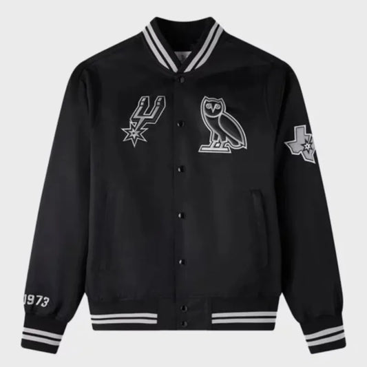 NBA San Antonio Spurs Satin Varsity Jacket