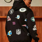 Nfl Oversized Multi Team Badge Hoodie