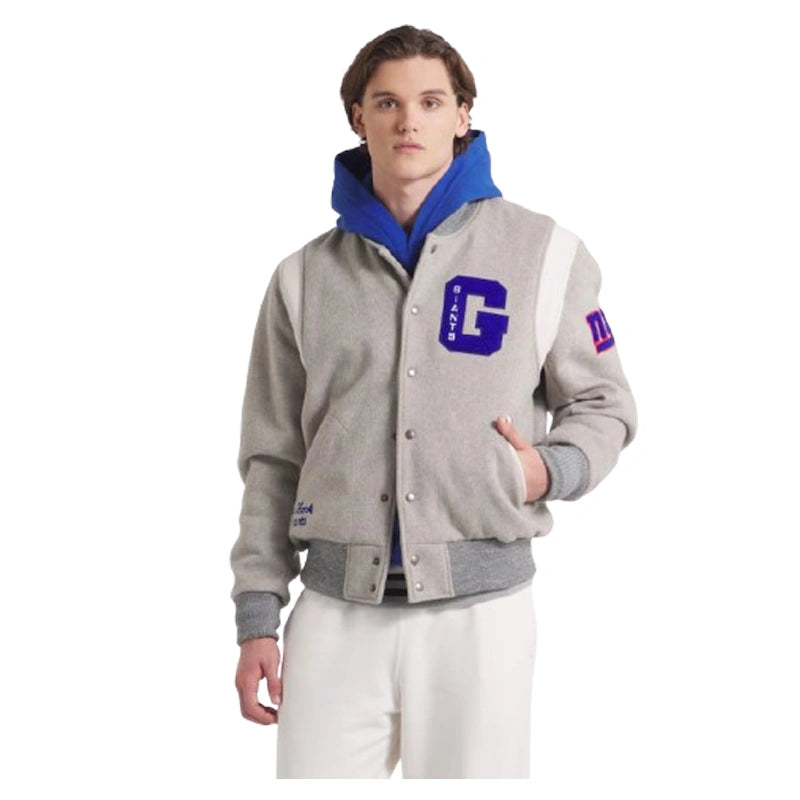 New York Giants x Todd Snyder Oatmeal Cashmere Jacket