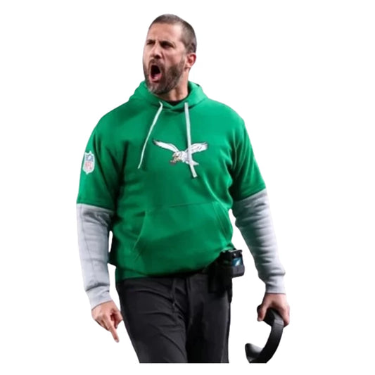 Nick Sirianni Eagles Kelly Green Hoodie