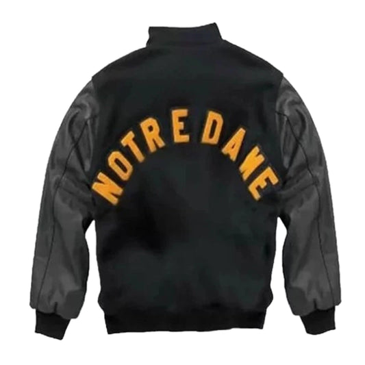 Notre Dame Black Varsity Jacket