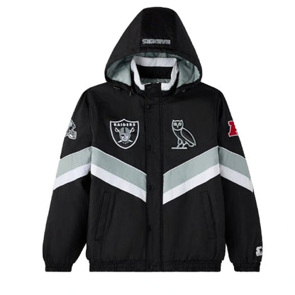 OVO NFL Las Vegas Raiders Starter Sideline Puffer Jacket