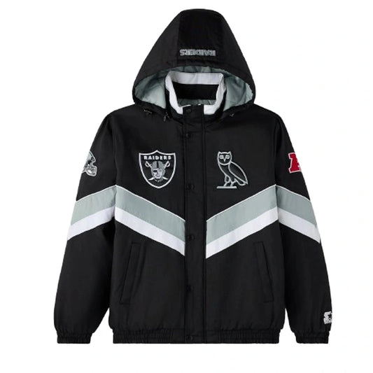 OVO NFL Las Vegas Raiders Starter Sideline Puffer Jacket