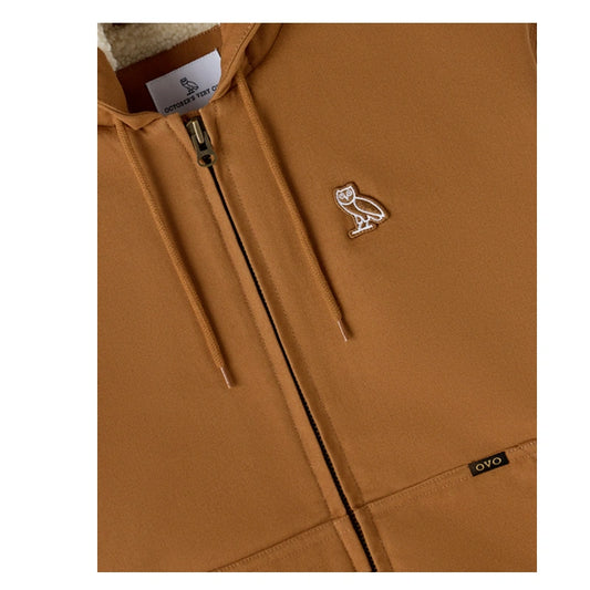 OVO Sherpa Lined Hooded Work Jacket