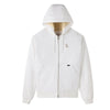 OVO Sherpa Lined Hooded White Work Jacket