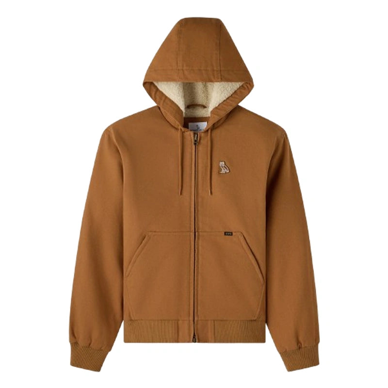 OVO Sherpa Lined Hooded Work Jacket