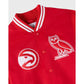OVO x NBA Atlanta Hawks Satin Varsity Jacket