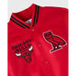 OVO x NBA Chicago Bulls Satin Varsity Jacket