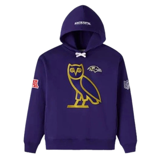 OVO x NFL Baltimore Ravens OG Owl Hoodie