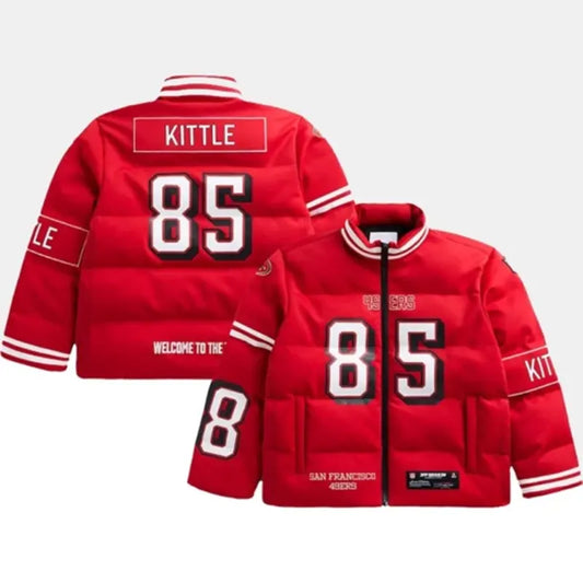Off Season George Kittle 49ers Player Puffer Jacket