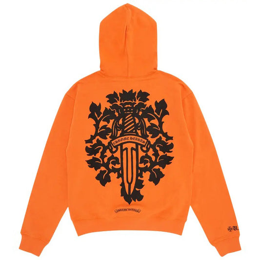 Orange Chrome Hearts Hoodie