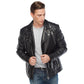 Men’s Real Black Leather Motorcycle Jacket