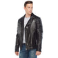 Men’s Real Black Leather Motorcycle Jacket