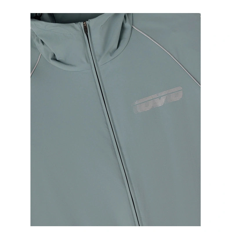 Ovo Nylon Running Light Teal Jacket