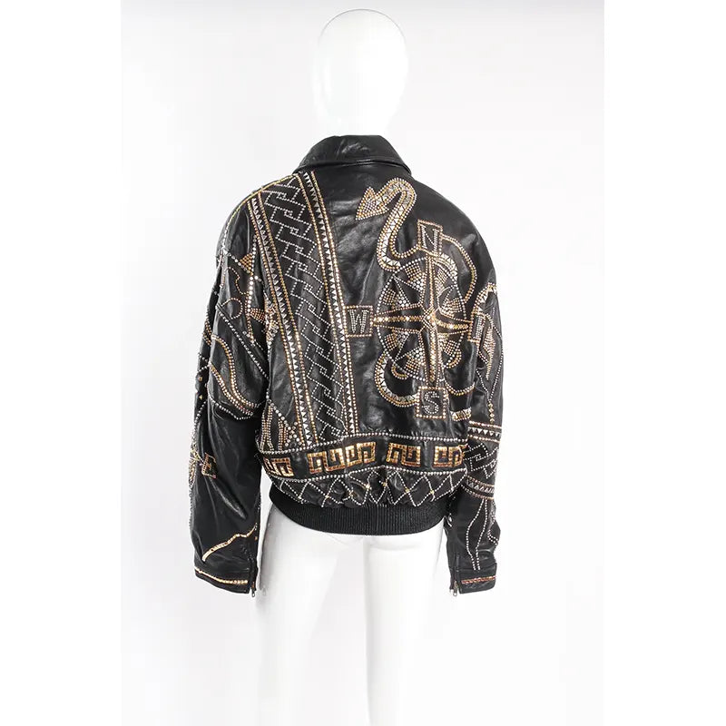 PELLE PELLE Compass Studded Leather Jacket