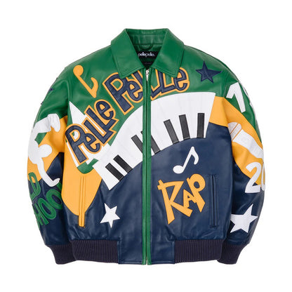 Pelle Pelle Blue Picasso Plush Jacket