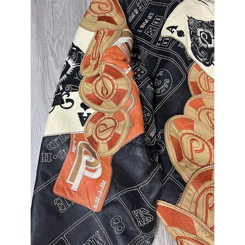 Pelle Pelle Dice Cards Leather Jacket