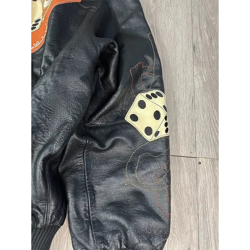 Pelle Pelle Dice Cards Leather Jacket