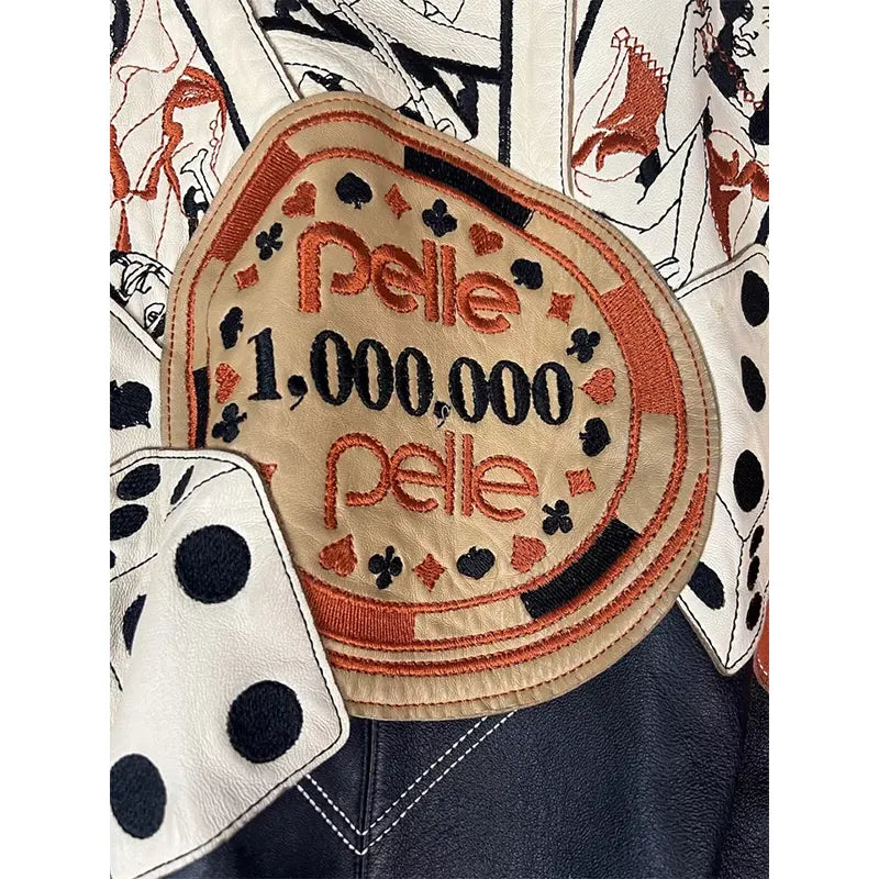 Pelle Pelle Dice Cards Leather Jacket