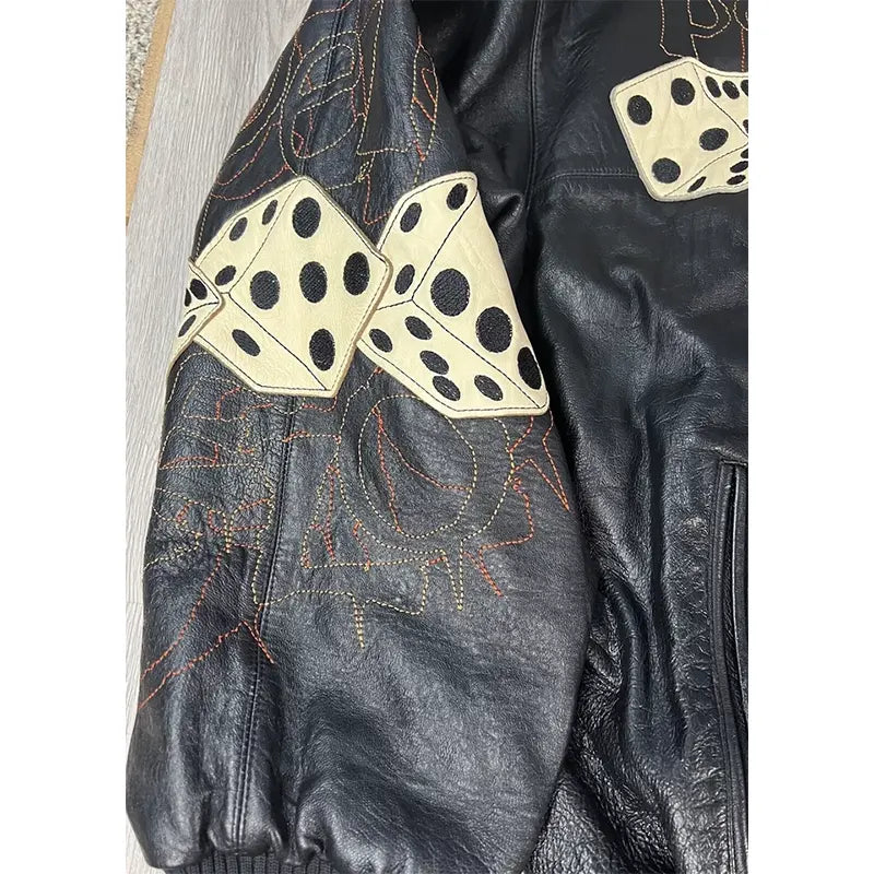 Pelle Pelle Dice Cards Leather Jacket