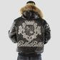 Pelle Pelle Leather Jacket with Fur Hood