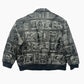 Pelle Pelle World Currency Embroidered Leather Jacket