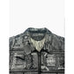 Pelle Pelle World Currency Embroidered Leather Jacket